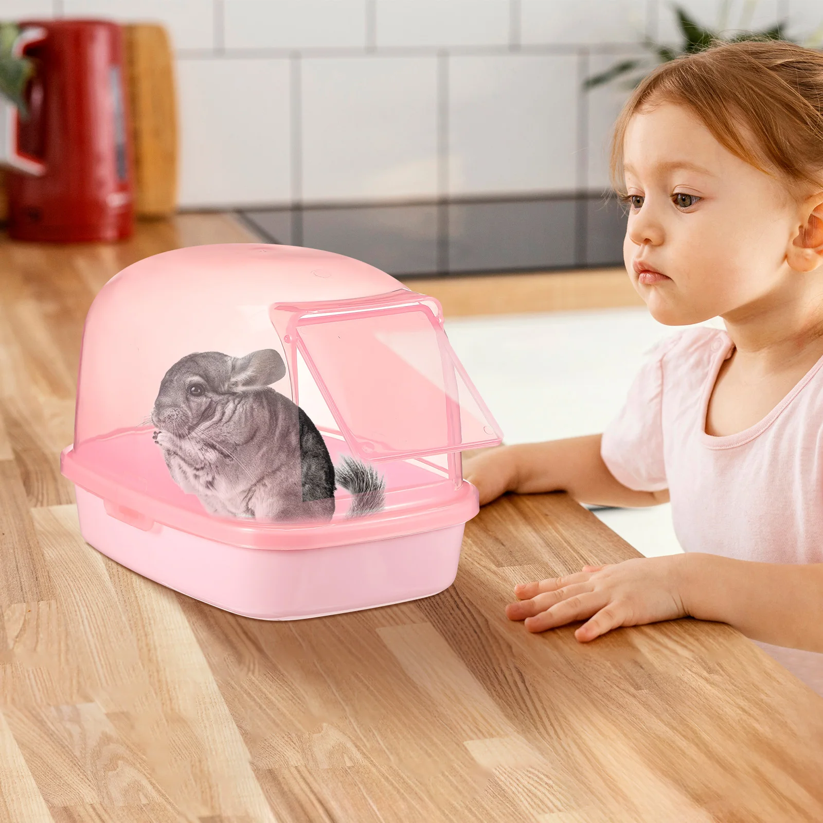 Plastic Hamster Sand Bath Durable Small Pet Sand Bath Basin for Hamster Chinchilla Guinea Pig Cage Accessory
Plastic Hamster Sand Bath Durable Small Pet Sand Bath Basin for Hamster Chinchilla Guinea Pig Cage Accessory