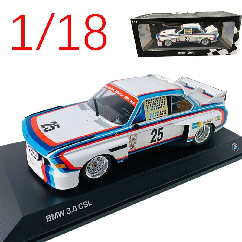 Diecast 1/18 Scale BMW CSL25 BMW3.0 Rally Car Alloy Model Cars Play Vehicles Toys for Boys Gift Original Box
Diecast 1/18 Scale BMW CSL25 BMW3.0 Rally Car Alloy Model Cars Play Vehicles Toys for Boys Gift Original Box