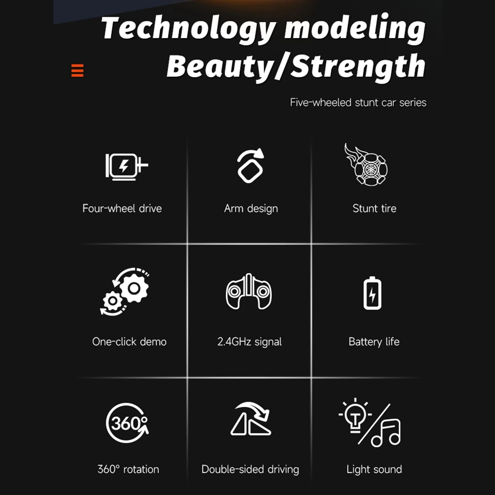 Радиоуправляемая машинка для трюков, дрифта и преодоления препятствий, пятиколесная, серая, подарок на день рождения для детей
Радиоуправляемая машинка для трюков, дрифта и преодоления препятствий, пятиколесная, серая, подарок на день рождения для детей