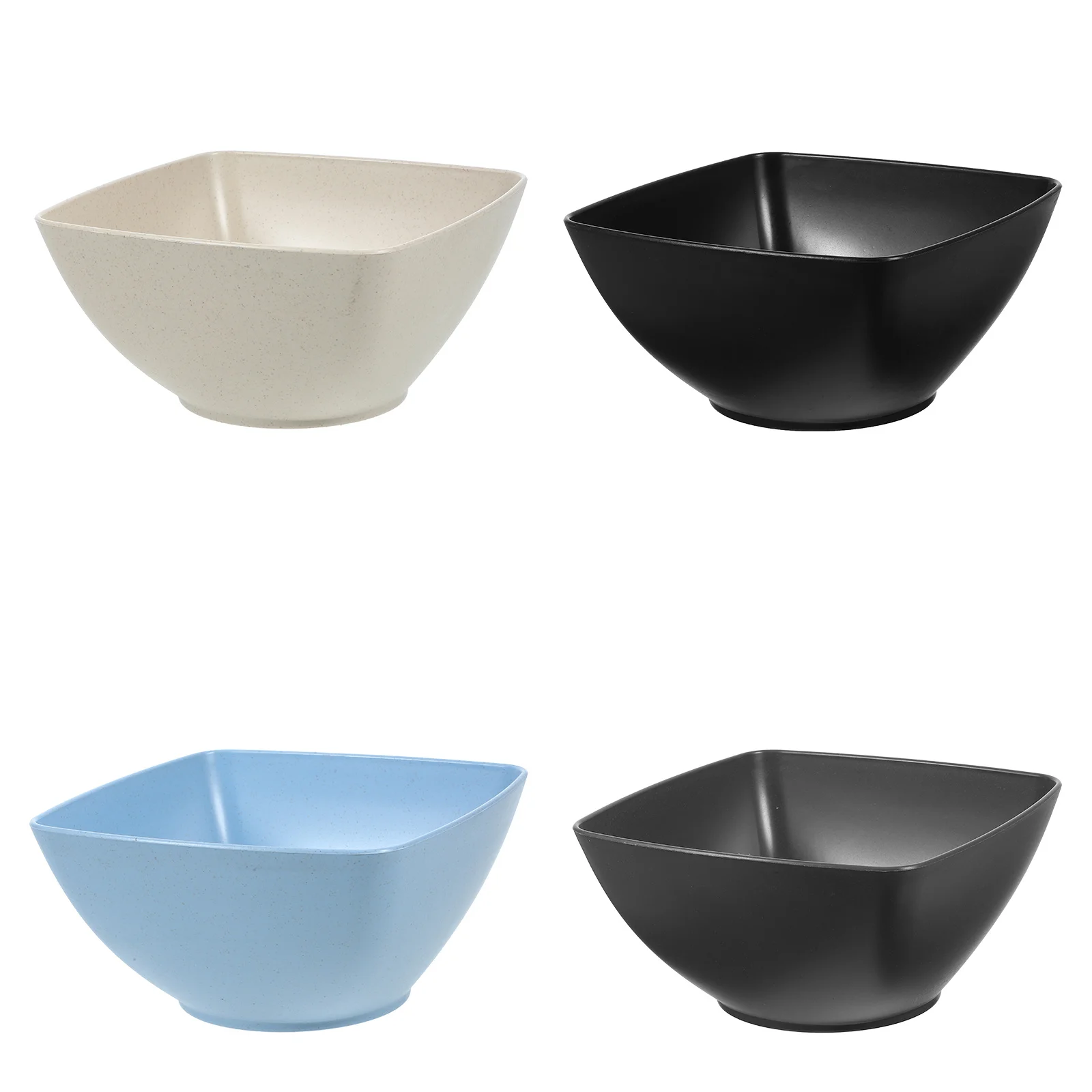 4pcs Square Noodle Bowl Microwave Safe Durable Soup Container Kitchen Food Bowl Lunch Accessory Dinner Sets
4pcs Square Noodle Bowl Microwave Safe Durable Soup Container Kitchen Food Bowl Lunch Accessory Dinner Sets