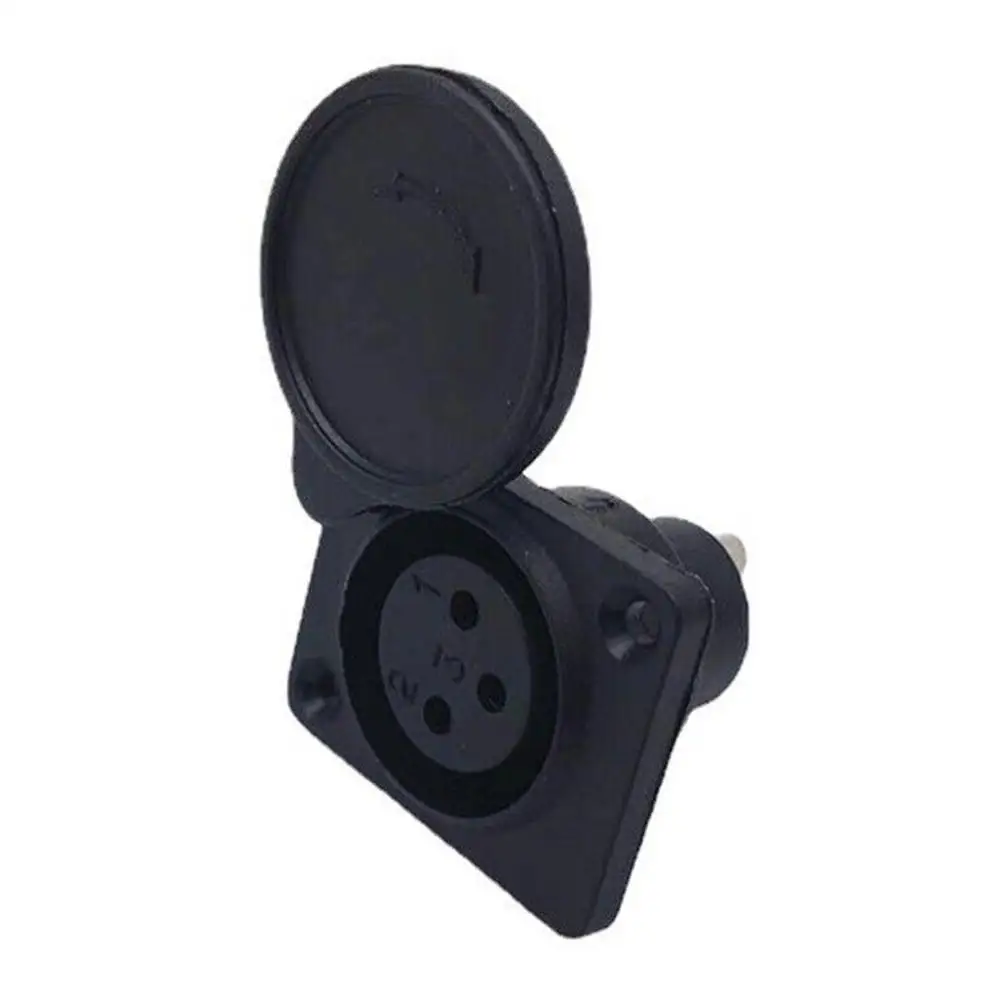 3Pin Female Chassis Panel Plug Socket Connector For Audio Mobility Scooter Accessories Dust-proof Charging Port
3Pin Female Chassis Panel Plug Socket Connector For Audio Mobility Scooter Accessories Dust-proof Charging Port