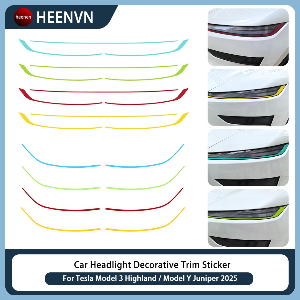 Для Tesla Model 3 Highland Model Y Juniper 2025 автомобильные фары, декоративная полоса для бровей, пленка для изменения цвета, декоративная наклейка, аксессуар
Для Tesla Model 3 Highland Model Y Juniper 2025 автомобильные фары, декоративная полоса для бровей, пленка для изменения цвета, декоративная наклейка, аксессуар