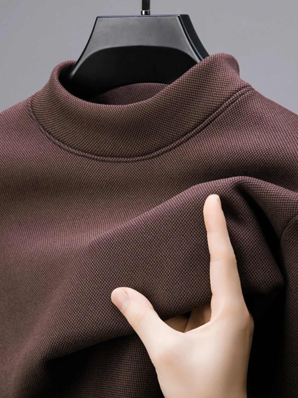 Мужская утепленная флисовая толстовка с высоким воротником, зимняя, двусторонняя, из велюра, с начесом, теплая, для ношения под одеждой
Мужская утепленная флисовая толстовка с высоким воротником, зимняя, двусторонняя, из велюра, с начесом, теплая, для ношения под одеждой