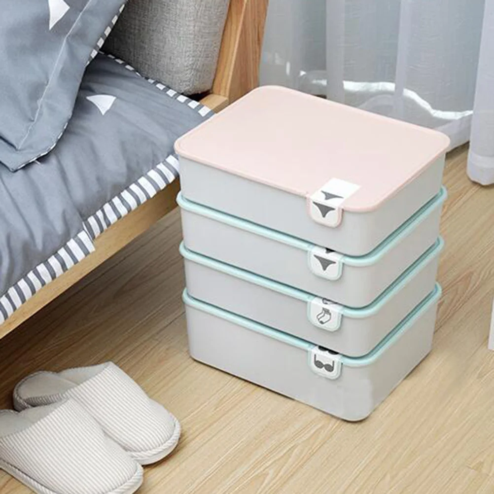 Plastic Underwear Storage Box PP Material Socks Bra ganizer Scarf Container Gloves H kerchiefs Efficient Space Use
Plastic Underwear Storage Box PP Material Socks Bra ganizer Scarf Container Gloves H kerchiefs Efficient Space Use