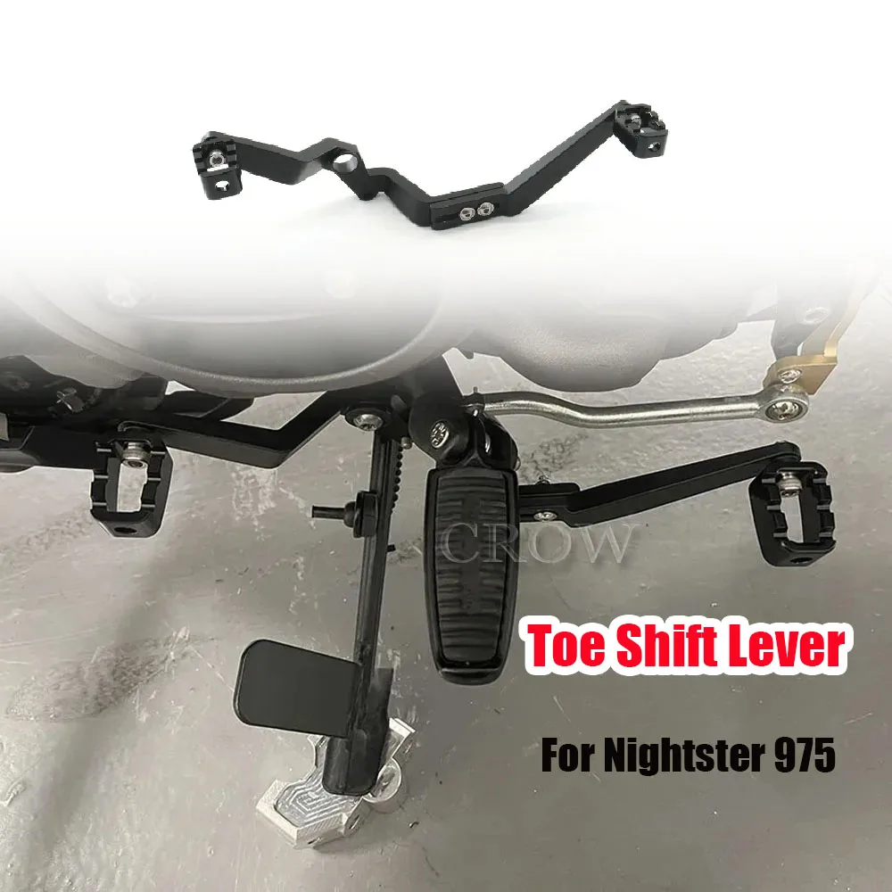 Для мотоцикла Harley Nightster 975 RH975 RH 975 Special 2023 2024, новый стиль, рычаг переключения передач с каблуком и носком, черные подножки переключения передач 
Для мотоцикла Harley Nightster 975 RH975 RH 975 Special 2023 2024, новый стиль, рычаг переключения передач с каблуком и носком, черные подножки переключения передач
