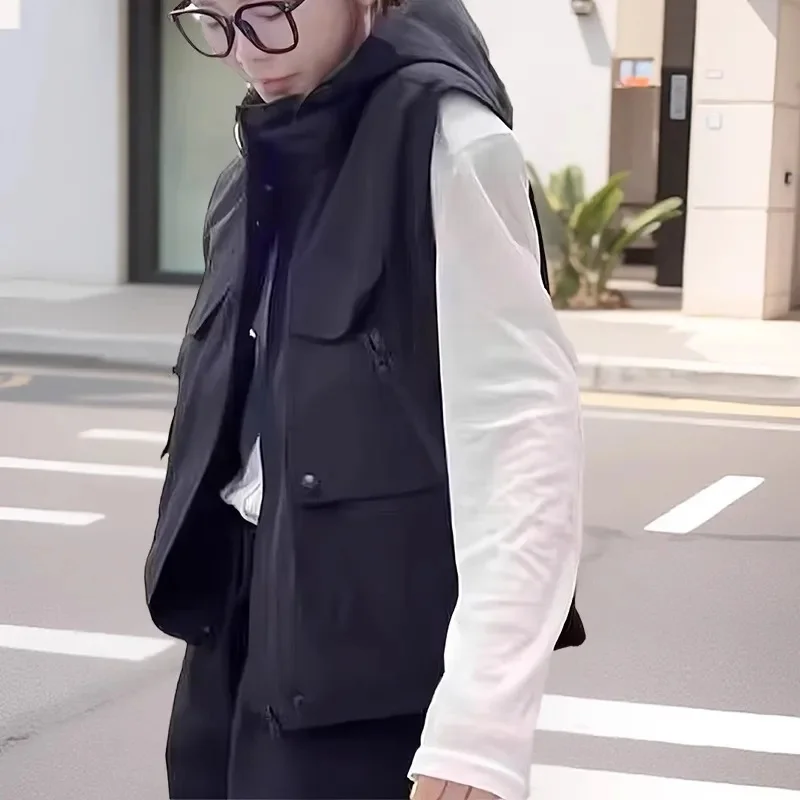 Korean Vest Jacket Female Spring Autumn 2026 New Casual Sleeveless Coat Plus Size Women's Waistcoat Fat MM Cardigan Top Tide
Korean Vest Jacket Female Spring Autumn 2026 New Casual Sleeveless Coat Plus Size Women's Waistcoat Fat MM Cardigan Top Tide