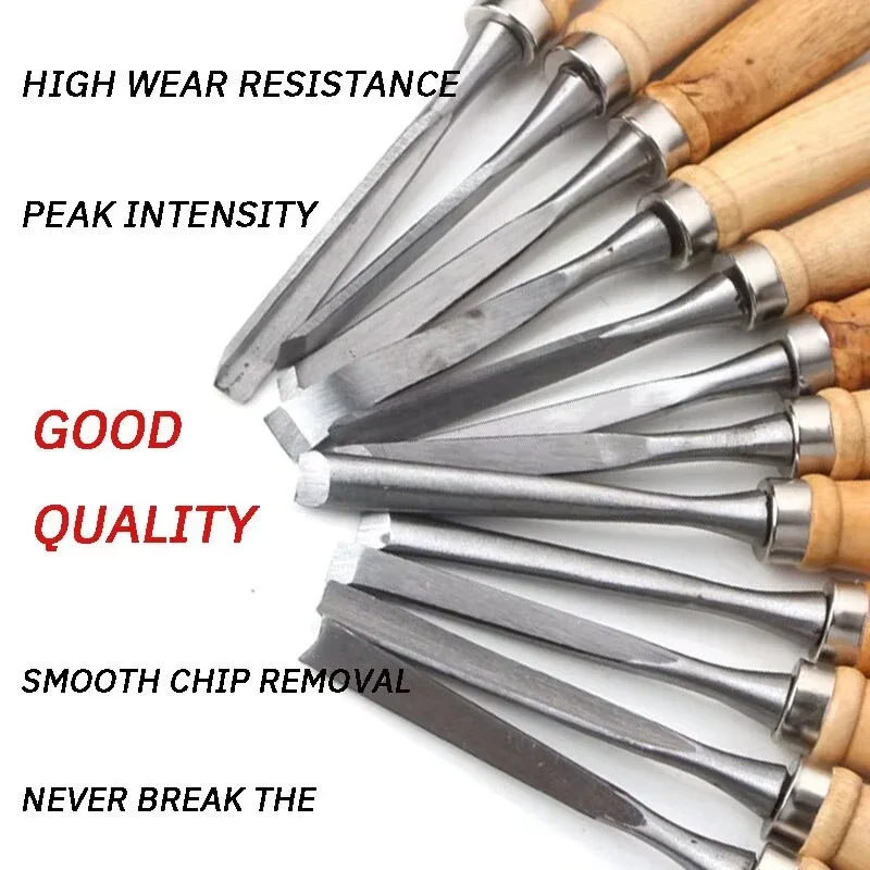 12 Piece Woodworking Carving Chisel Set Diy Fine Hand Carving Chisel Set Fine Wood Handle Carpenter's Carving Knife Set
12 Piece Woodworking Carving Chisel Set Diy Fine Hand Carving Chisel Set Fine Wood Handle Carpenter's Carving Knife Set