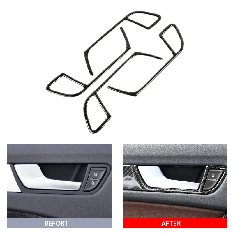 For Audi A4 B8 2010 2011 2012 2013 2014 2015 2016 Carbon Fiber Door Handle Panel Frame Trim Cover
For Audi A4 B8 2010 2011 2012 2013 2014 2015 2016 Carbon Fiber Door Handle Panel Frame Trim Cover