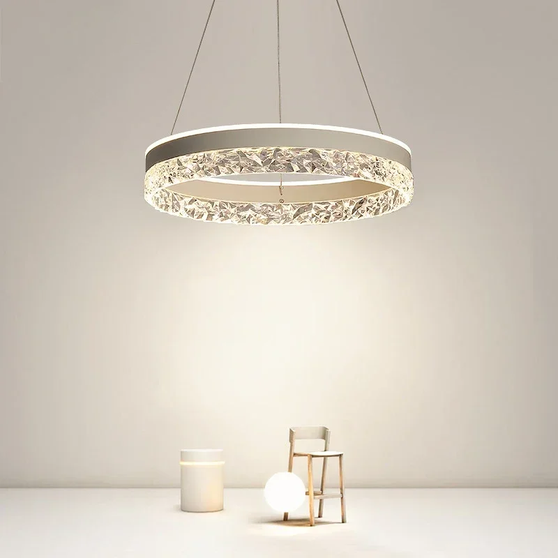 Modern Crystal Ring Pendant Lights for Living Dining Room Bedroom Decor Hotel Hall Circle Chandeliers Indoor Lustre Luminaires
Modern Crystal Ring Pendant Lights for Living Dining Room Bedroom Decor Hotel Hall Circle Chandeliers Indoor Lustre Luminaires