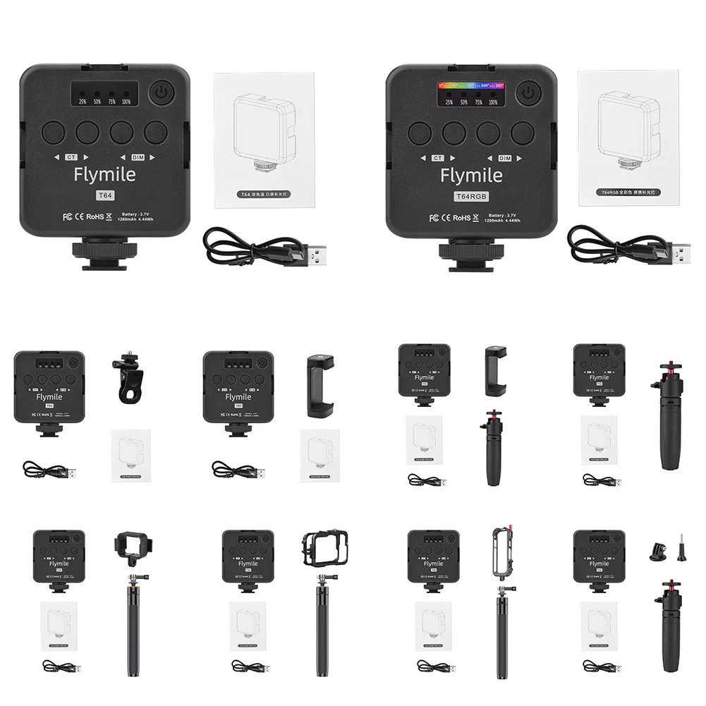 RGB Video Lights 20 Effects Full Color Fill Light for Insta360 X4 POCKET 3/ACE PRO
RGB Video Lights 20 Effects Full Color Fill Light for Insta360 X4 POCKET 3/ACE PRO