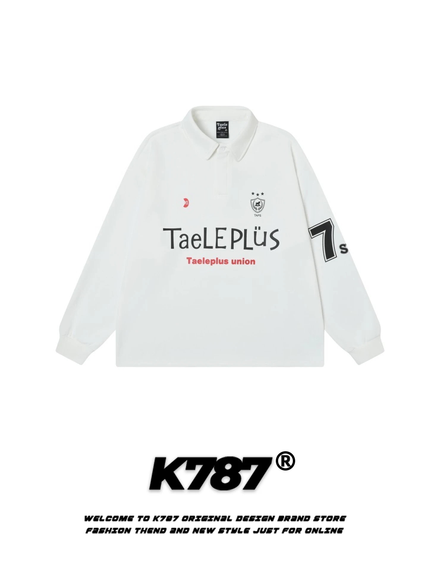 Мужская футболка K787 в американском ретро-стиле, спортивная, с длинным рукавом, отложным воротником, свободного кроя, для ранней весны, в университетском стиле
Мужская футболка K787 в американском ретро-стиле, спортивная, с длинным рукавом, отложным воротником, свободного кроя, для ранней весны, в университетском стиле