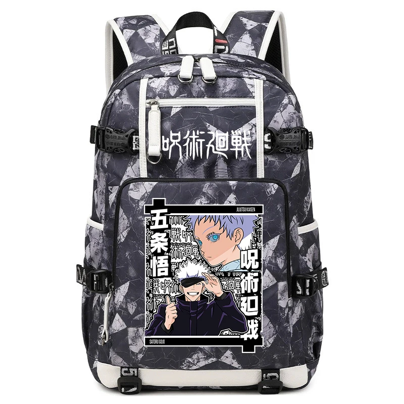 Jujutsu Kaisen Gojo Print Student Bookbag Large Capacity Casual Daypack for Boys Girls School Travel
Jujutsu Kaisen Gojo Print Student Bookbag Large Capacity Casual Daypack for Boys Girls School Travel