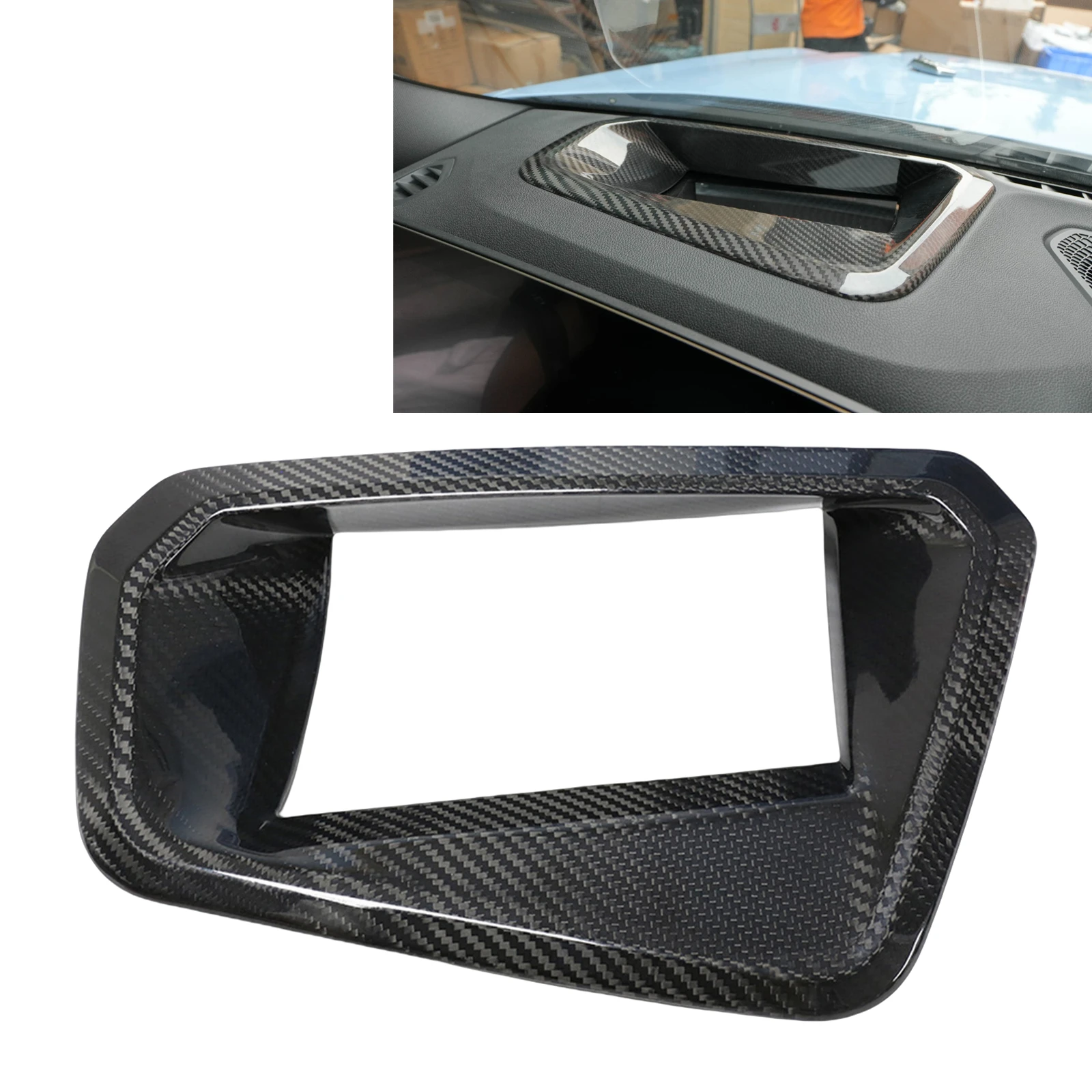 Real Carbon Fiber Interior Head Up Display Cover Bezel Navigation Panel Frame Trim For BMW G80 M3 G82 M4 G87 M2 2021+
Real Carbon Fiber Interior Head Up Display Cover Bezel Navigation Panel Frame Trim For BMW G80 M3 G82 M4 G87 M2 2021+