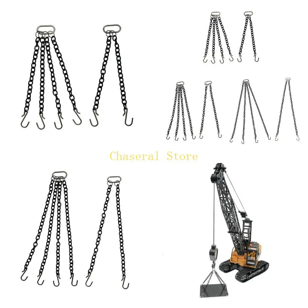 E7CE Universal Tow Hook with Black Chain for 1/50 Scale Cranes Model Accessories
E7CE Universal Tow Hook with Black Chain for 1/50 Scale Cranes Model Accessories