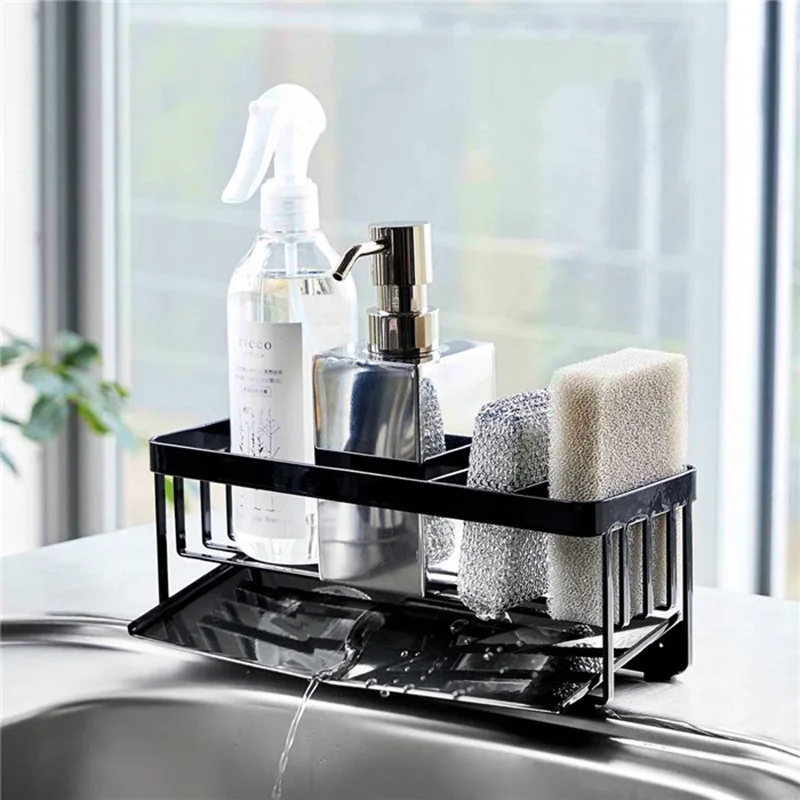Kitchen Storage Rack Sink Sponge Drain Rack Dish Cloth Finishing Rack Sponge Holder Brush Soap Organizer
Kitchen Storage Rack Sink Sponge Drain Rack Dish Cloth Finishing Rack Sponge Holder Brush Soap Organizer