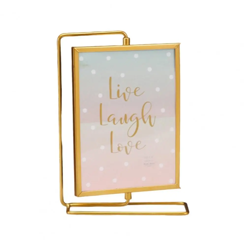 Elegant Not Easily Deformed Metal Photo Frame Rotating Minimalist Photo Frame Ornament Modern Metal Craft Study
Elegant Not Easily Deformed Metal Photo Frame Rotating Minimalist Photo Frame Ornament Modern Metal Craft Study