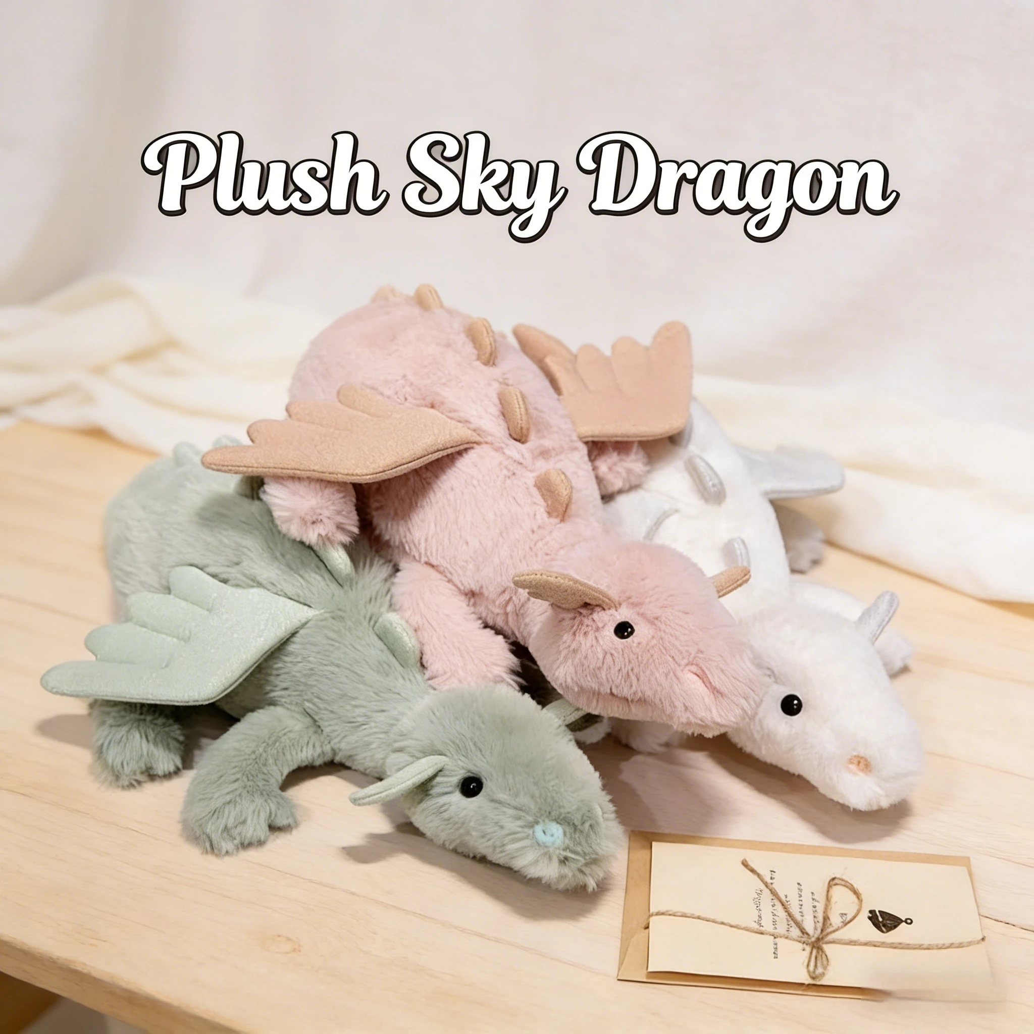 Мягкая игрушка «Небесный дракон» из серии «Радужные драконы», плюшевая кукла для сна, изысканные плюшевые игрушки для девочек
Мягкая игрушка «Небесный дракон» из серии «Радужные драконы», плюшевая кукла для сна, изысканные плюшевые игрушки для девочек