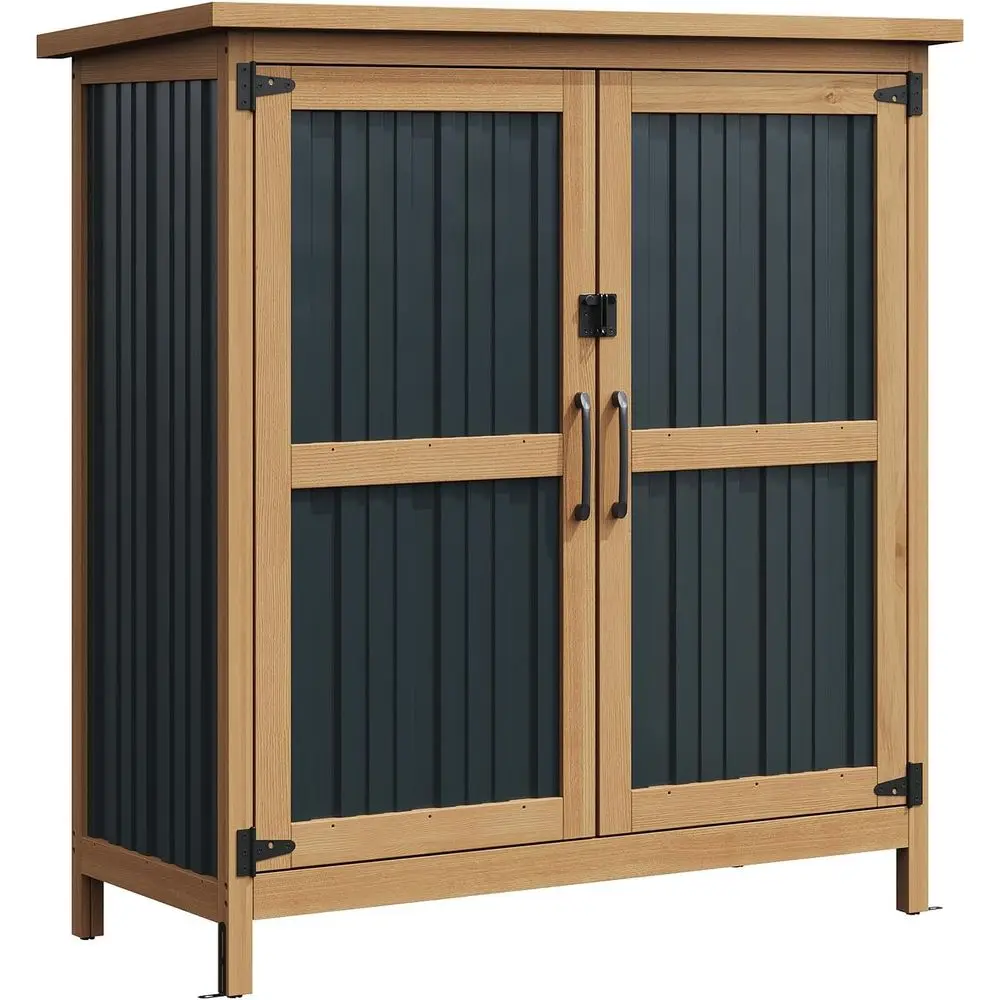 Weather-Resistant Outdoor Storage Cabinet with Metal Frame, Removable Shelves, Lockable Door, Suitable for Garden and Patio Use
Weather-Resistant Outdoor Storage Cabinet with Metal Frame, Removable Shelves, Lockable Door, Suitable for Garden and Patio Use