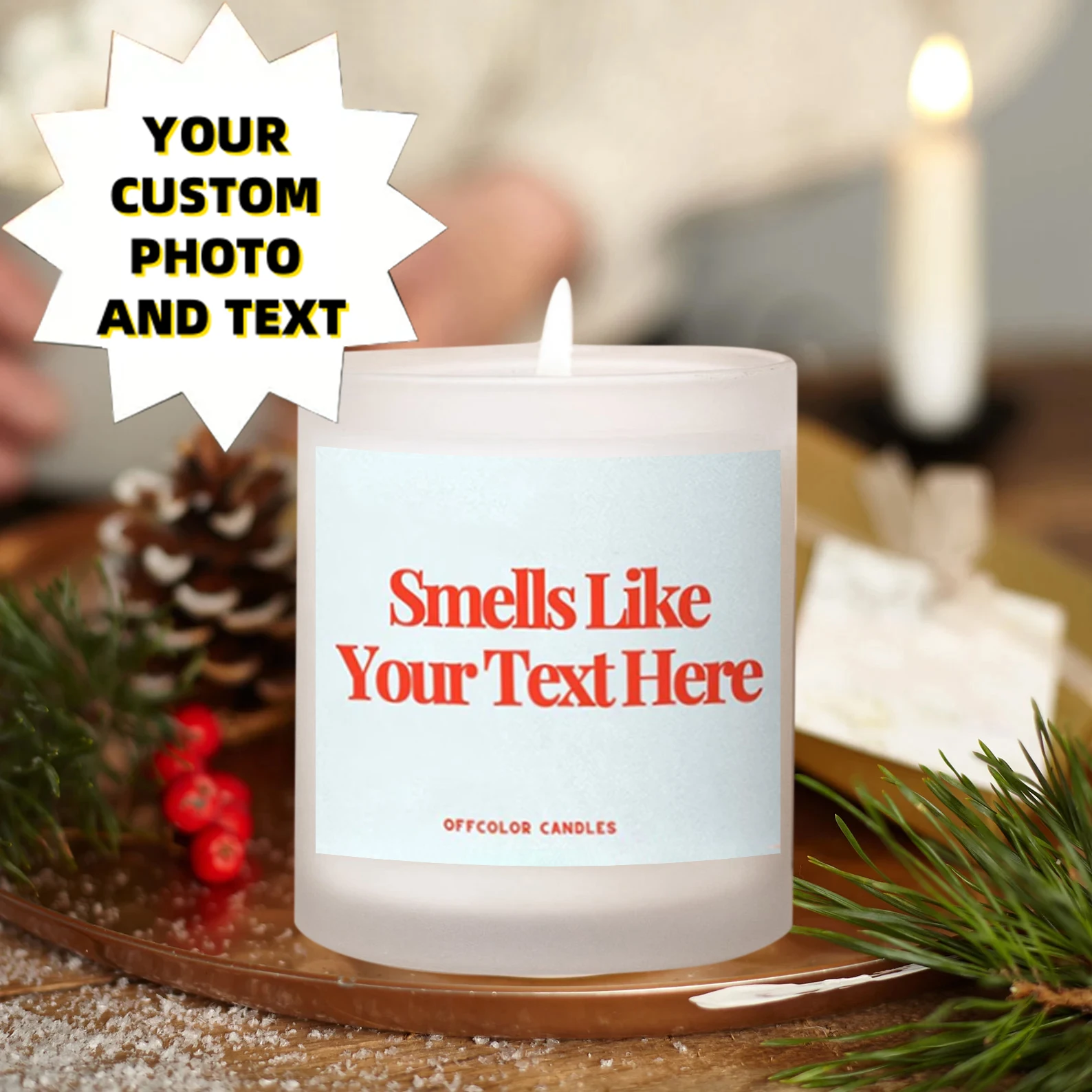 7oz(200g)Smells like custom candles, personalized label candles, gifts for her, best friend gifts, fun candles
7oz(200g)Smells like custom candles, personalized label candles, gifts for her, best friend gifts, fun candles