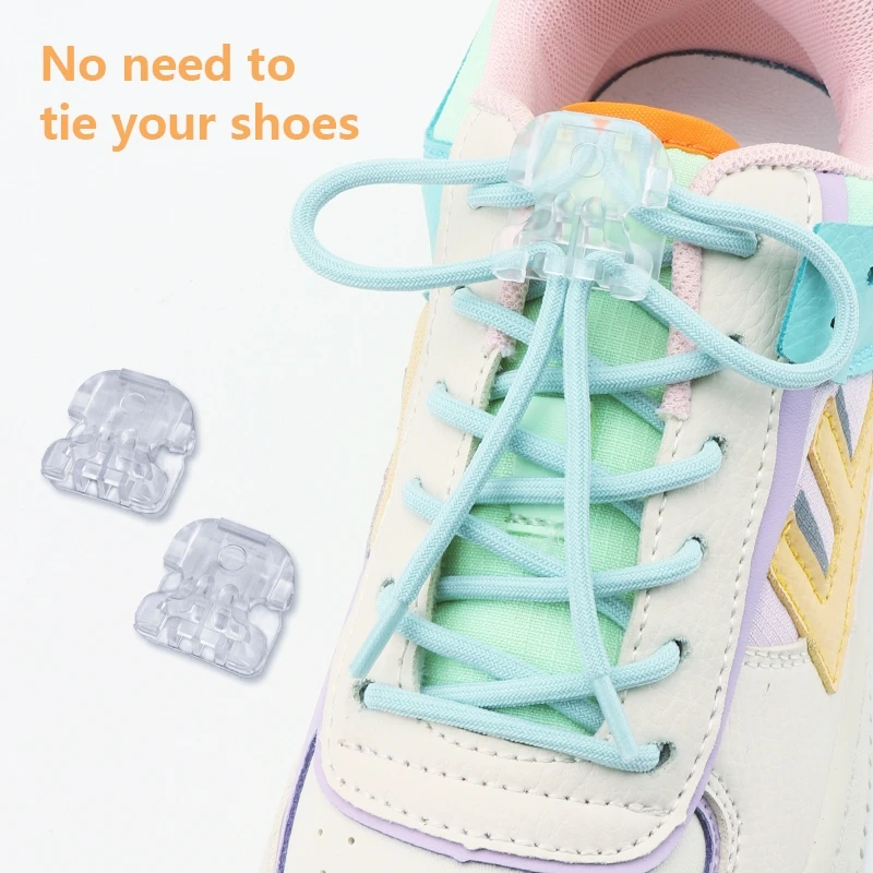New Butterfly Buckle Shoelaces No need to tie Sneakers Elastic Shoelaces Children Adults Round Shoelaces Shoe Accessories 1 Pair
New Butterfly Buckle Shoelaces No need to tie Sneakers Elastic Shoelaces Children Adults Round Shoelaces Shoe Accessories 1 Pair