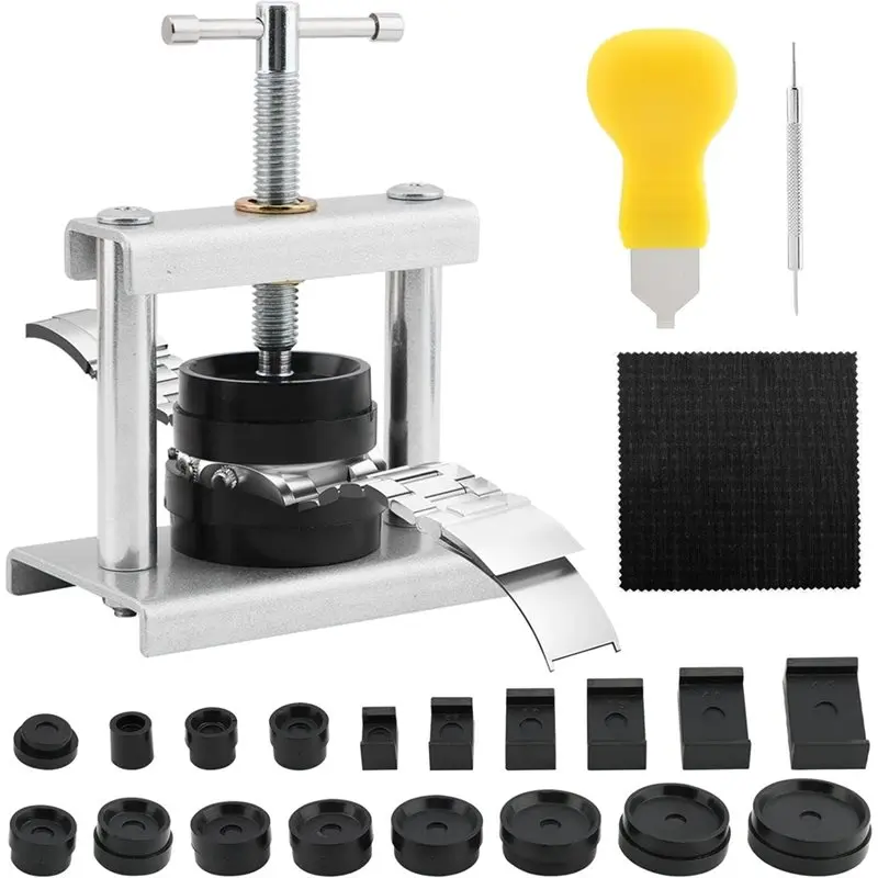 GYTB-21-In-1 Watch Repair Tool Kit, With 18 Molds & Pry Tools For Back Case Cover Opening/Closing, Watchmaker Maintenance Kit
GYTB-21-In-1 Watch Repair Tool Kit, With 18 Molds & Pry Tools For Back Case Cover Opening/Closing, Watchmaker Maintenance Kit