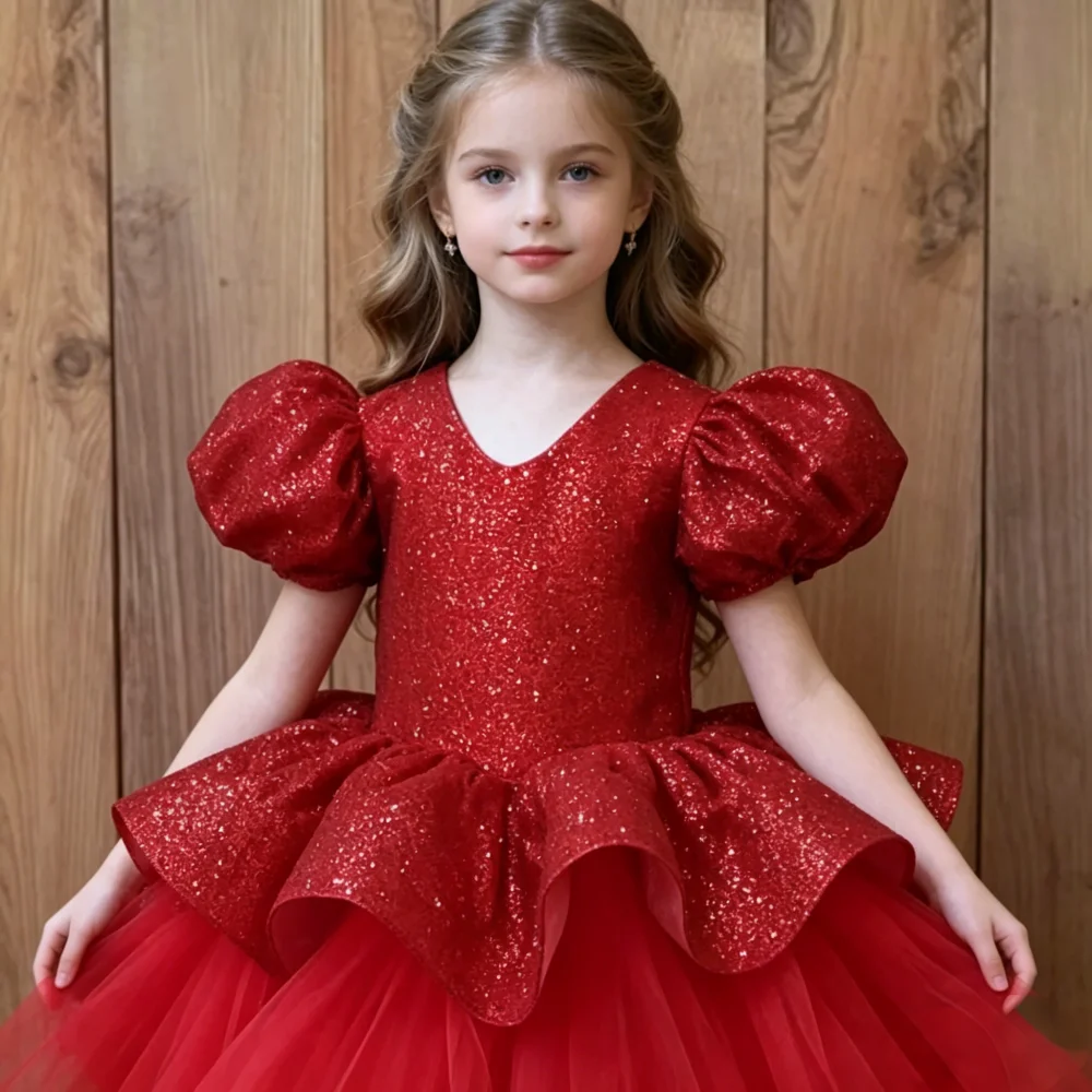 2026 Pageant Party Gown Dresses Costume New Princess Dress Red Girls Sequin Tutu Children First Birthday European Style Formal
2026 Pageant Party Gown Dresses Costume New Princess Dress Red Girls Sequin Tutu Children First Birthday European Style Formal