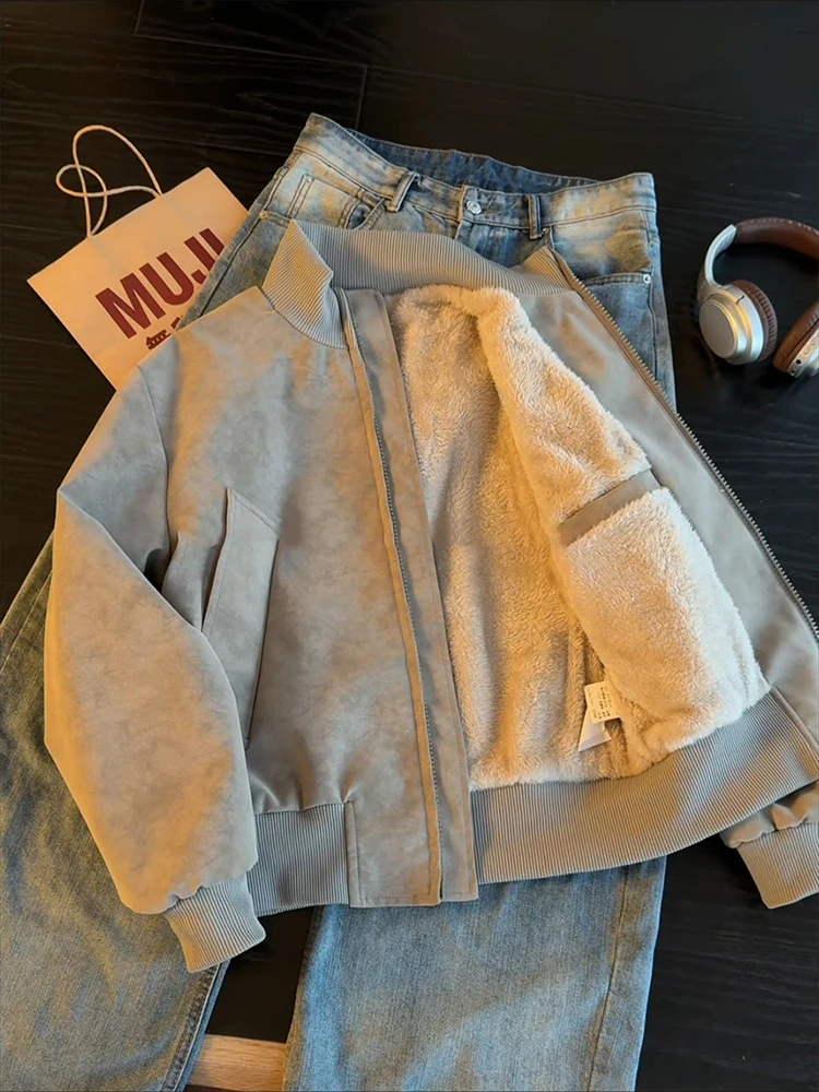 American Dyed Leather And Fur Jaet Cotton Coat Men's Autumn Winter Thiened Warm Cotton Clothes ort Motorcycle Sle Out...
American Dyed Leather And Fur Jaet Cotton Coat Men's Autumn Winter Thiened Warm Cotton Clothes ort Motorcycle Sle Out...