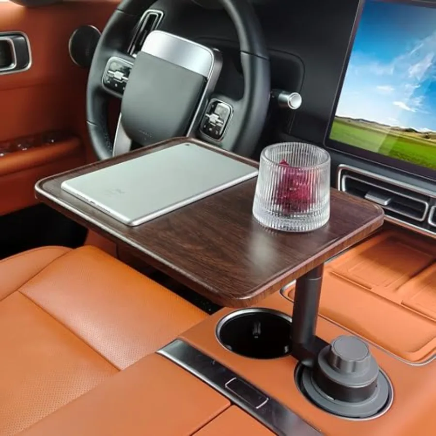Car Desk for Laptop360° Rotating Cup Holder Table Wood Car Tray Car Table and Car Food Tray Steering Wheel Tray Car Accessories
Car Desk for Laptop360° Rotating Cup Holder Table Wood Car Tray Car Table and Car Food Tray Steering Wheel Tray Car Accessories