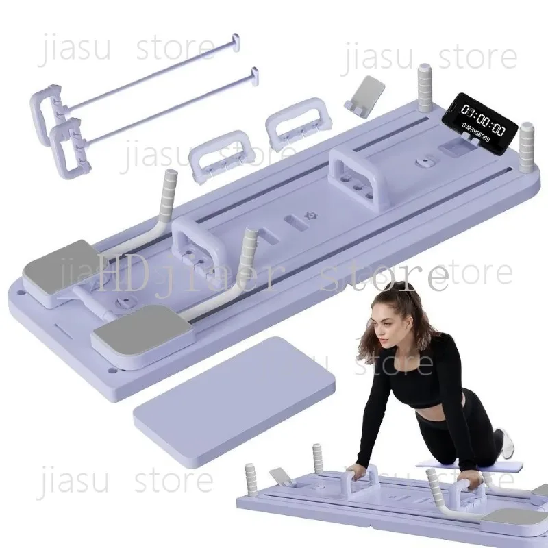 6 in 1 Multi-Purpose Foldable Pilates Reformer Board Set With Timer Pilates Equipment for Home
6 in 1 Multi-Purpose Foldable Pilates Reformer Board Set With Timer Pilates Equipment for Home