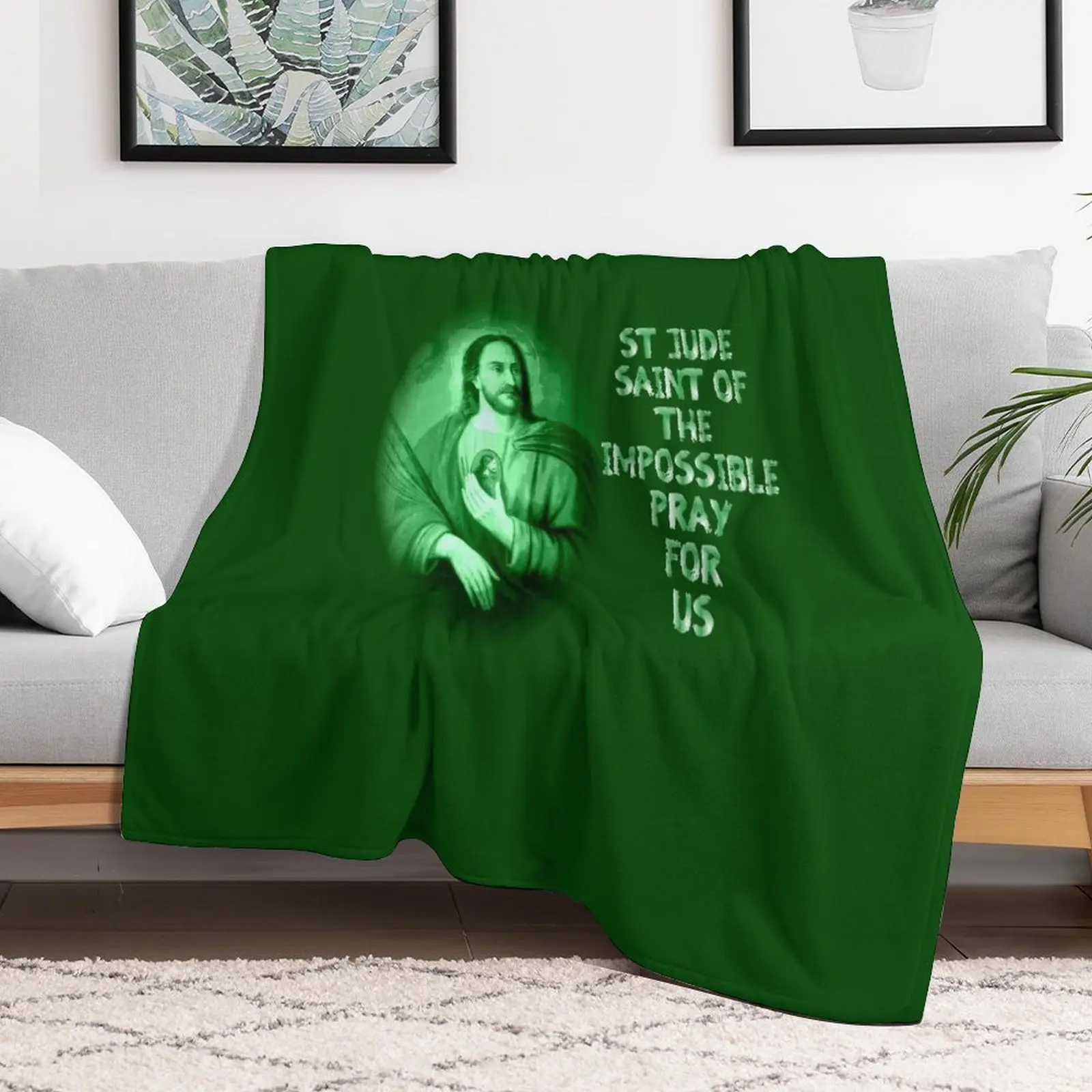 St Jude Thadeus Apostle - Saint of the Impossible Throw Blanket Loose for winter Blankets
St Jude Thadeus Apostle - Saint of the Impossible Throw Blanket Loose for winter Blankets