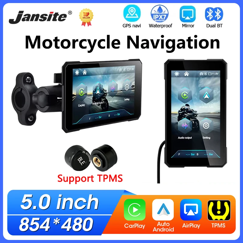 Jansite Wireless CarPlay Moto Android Auto 5.0 inch Portable Digital Dashboard Motorcycle GPS Navigation BT5.0 Removable Screen
Jansite Wireless CarPlay Moto Android Auto 5.0 inch Portable Digital Dashboard Motorcycle GPS Navigation BT5.0 Removable Screen