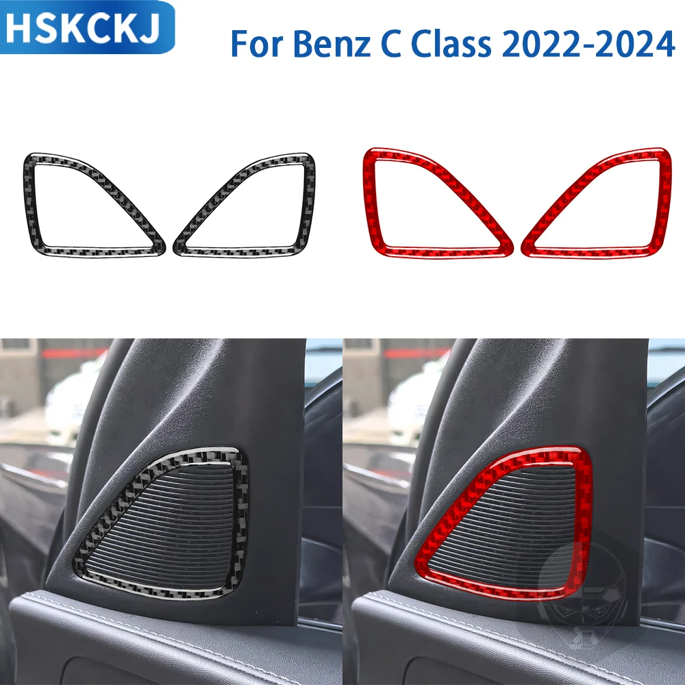 For Mercedes Benz C Class 2022-2024 Accessories Real Soft Carbon Fiber Inner A-pillar Horn Frame Cover Trim Sticker
For Mercedes Benz C Class 2022-2024 Accessories Real Soft Carbon Fiber Inner A-pillar Horn Frame Cover Trim Sticker