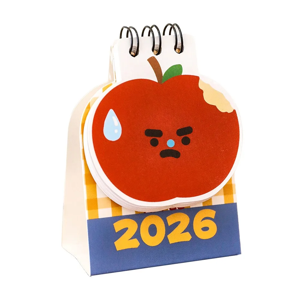 Креативный мини-календарь на 2026 год в форме фруктов, мультяшный настольный календарь, портативный планировщик на спирали, подарки
Креативный мини-календарь на 2026 год в форме фруктов, мультяшный настольный календарь, портативный планировщик на спирали, подарки