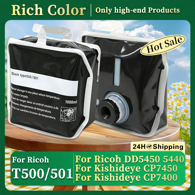1000ML/Pack Compatible Ink Pack For Ricoh DD5450 DD5440 Digital Printing Machine Ink For Kishideye CP7450 CP7400 Type500 T501
1000ML/Pack Compatible Ink Pack For Ricoh DD5450 DD5440 Digital Printing Machine Ink For Kishideye CP7450 CP7400 Type500 T501