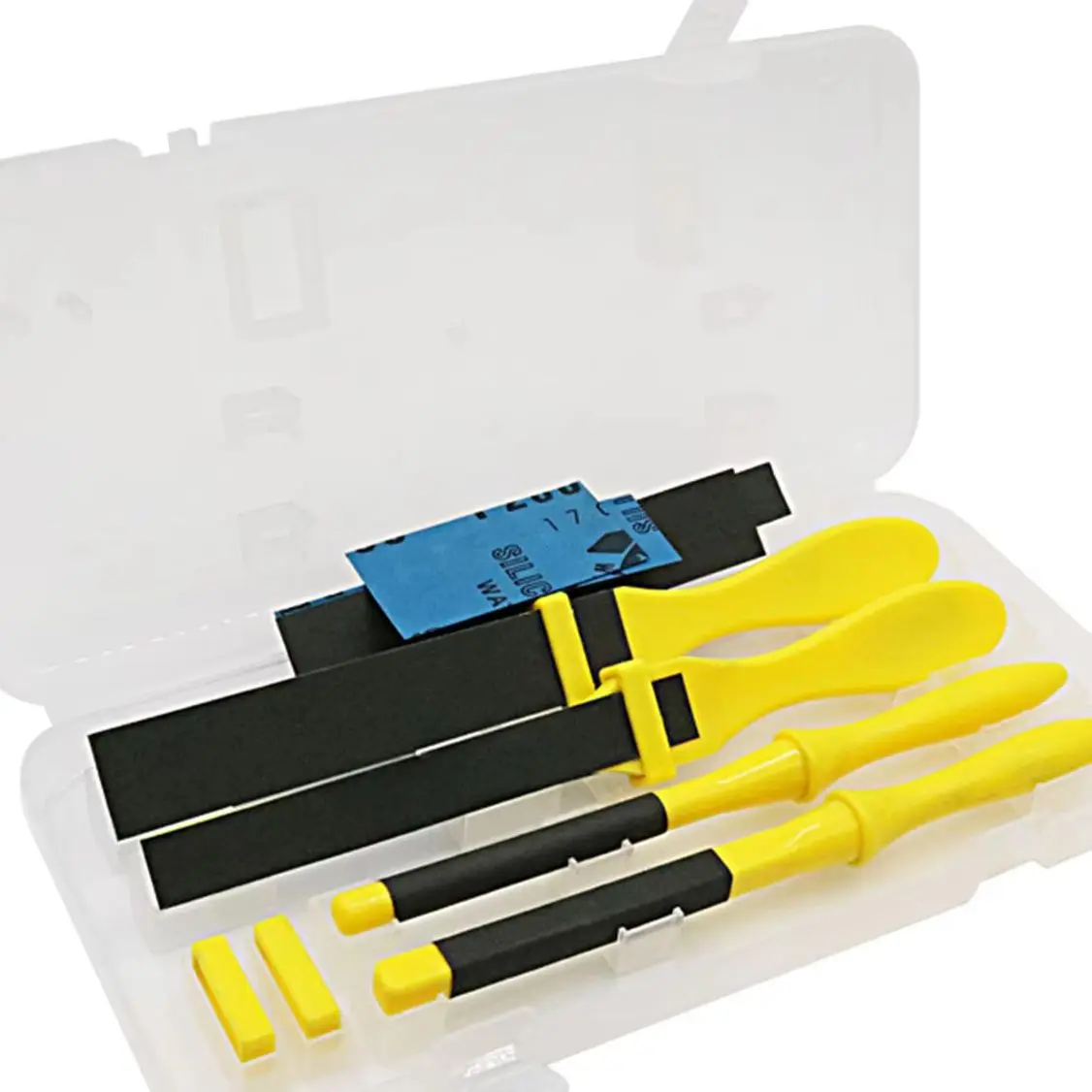 4Pcs Mini Sanding Stick Set with Handle, Jewelry Polishing File Tool for Tight Spaces, Wood, Metal & Plastic
4Pcs Mini Sanding Stick Set with Handle, Jewelry Polishing File Tool for Tight Spaces, Wood, Metal & Plastic