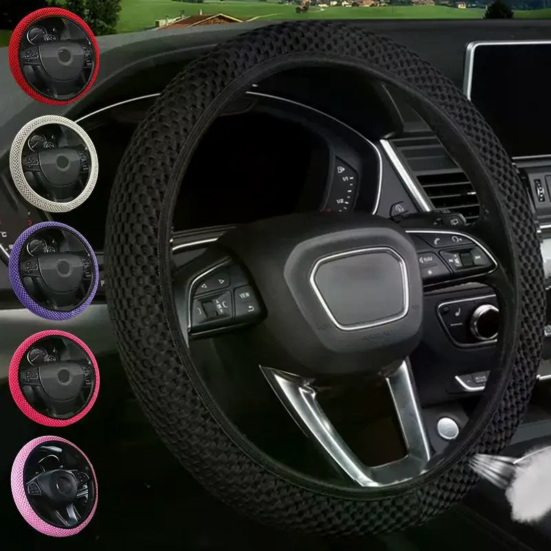 Universal Car Steering Wheel Protective Cover Breathable Elastic Band Anti Slip Flax Suitable 38cm Four Seasons
Universal Car Steering Wheel Protective Cover Breathable Elastic Band Anti Slip Flax Suitable 38cm Four Seasons