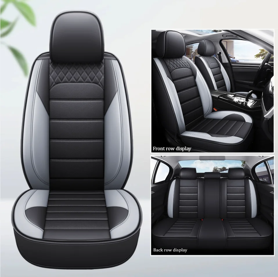 5-местные удобные чехлы для автомобильных сидений из искусственной кожи, комплект толстой губчатой подкладки, мягкая дышащая ткань, полная защита, наслаждайтесь вождением
5-местные удобные чехлы для автомобильных сидений из искусственной кожи, комплект толстой губчатой подкладки, мягкая дышащая ткань, полная защита, наслаждайтесь вождением