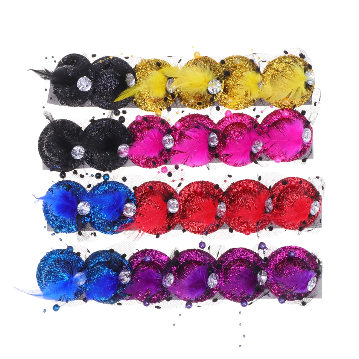 6 Pcs Top Hat Hair Clip Girls Accessories Lightweight Comfortable Special Design Fashion Chic Perfect for Party Prom
6 Pcs Top Hat Hair Clip Girls Accessories Lightweight Comfortable Special Design Fashion Chic Perfect for Party Prom