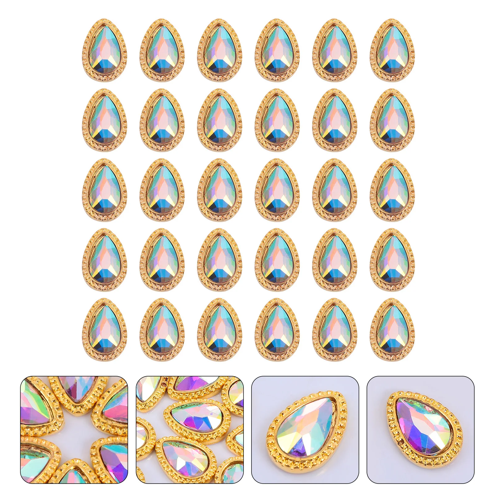 30pcs Art Decals Rhinestones Crystals Studs Gems Decoration Alloy Shiny Elegant Nail Studs For Diy Crafts Phones Laptops Body 
30pcs Art Decals Rhinestones Crystals Studs Gems Decoration Alloy Shiny Elegant Nail Studs For Diy Crafts Phones Laptops Body