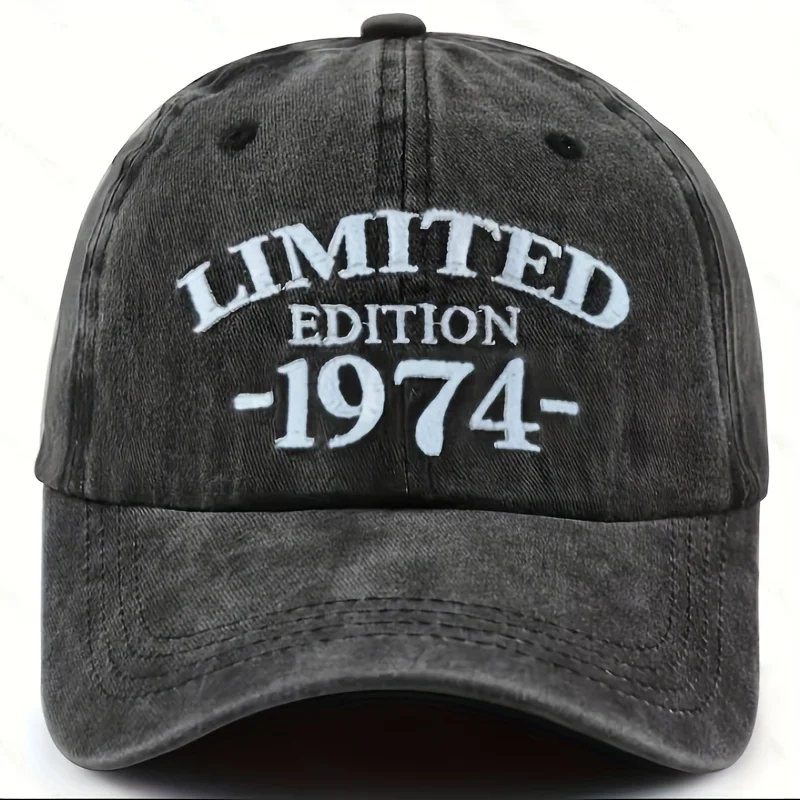A Unisex 1974 Cap, Polyester Material with Excellent Durability - Perfect as a Commemorative Hat
A Unisex 1974 Cap, Polyester Material with Excellent Durability - Perfect as a Commemorative Hat