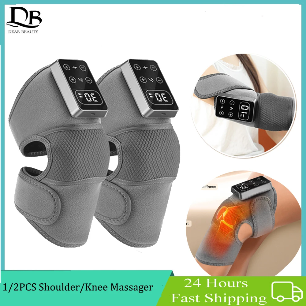 1/2PCS Cordless Warm Knee Massager Joint Hot Compress Electric Heating Knee Pads Protector Vibration Shoulder Elbow Massager
1/2PCS Cordless Warm Knee Massager Joint Hot Compress Electric Heating Knee Pads Protector Vibration Shoulder Elbow Massager