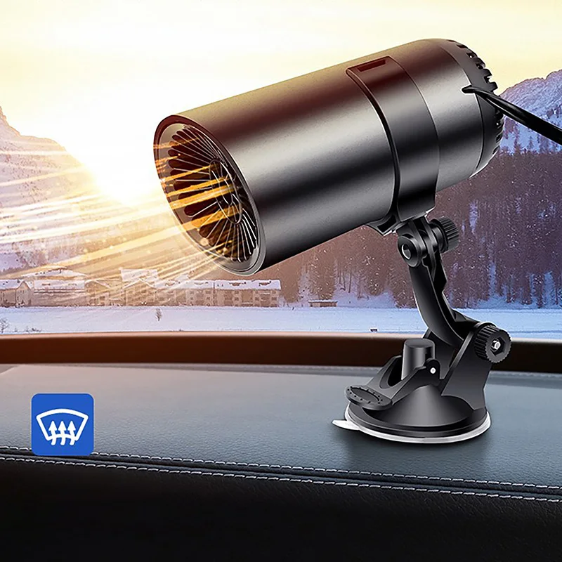 12/24V 150W Car Electric Heater Defrosting And Defogging, Cooling And Heating Multifunctional Heater With 180° Rotating Bracket
12/24V 150W Car Electric Heater Defrosting And Defogging, Cooling And Heating Multifunctional Heater With 180° Rotating Bracket