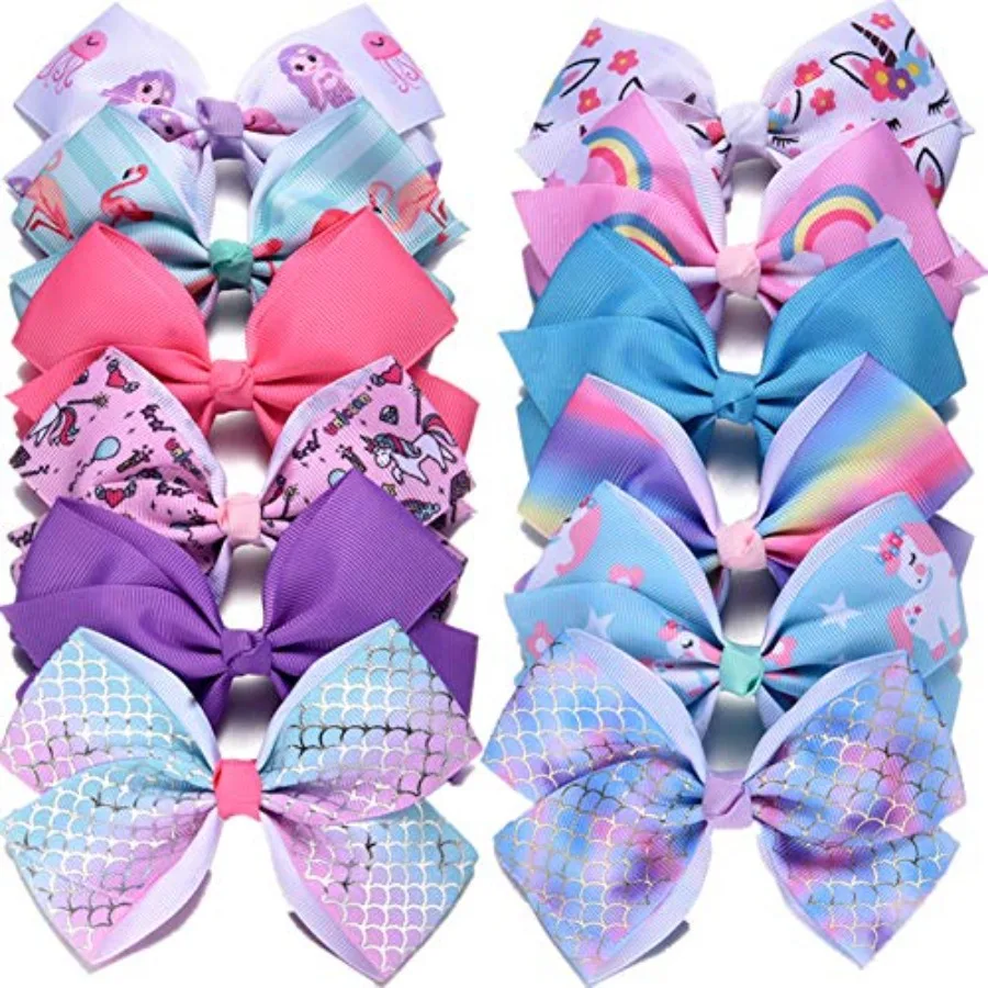 Eyegla Hair Bows For Girls 5 Inch Bow Hair Clips Girl Hair Bows For Hair Grosgrain Ribbon Hair Accessories Pack of 12 Color
Eyegla Hair Bows For Girls 5 Inch Bow Hair Clips Girl Hair Bows For Hair Grosgrain Ribbon Hair Accessories Pack of 12 Color