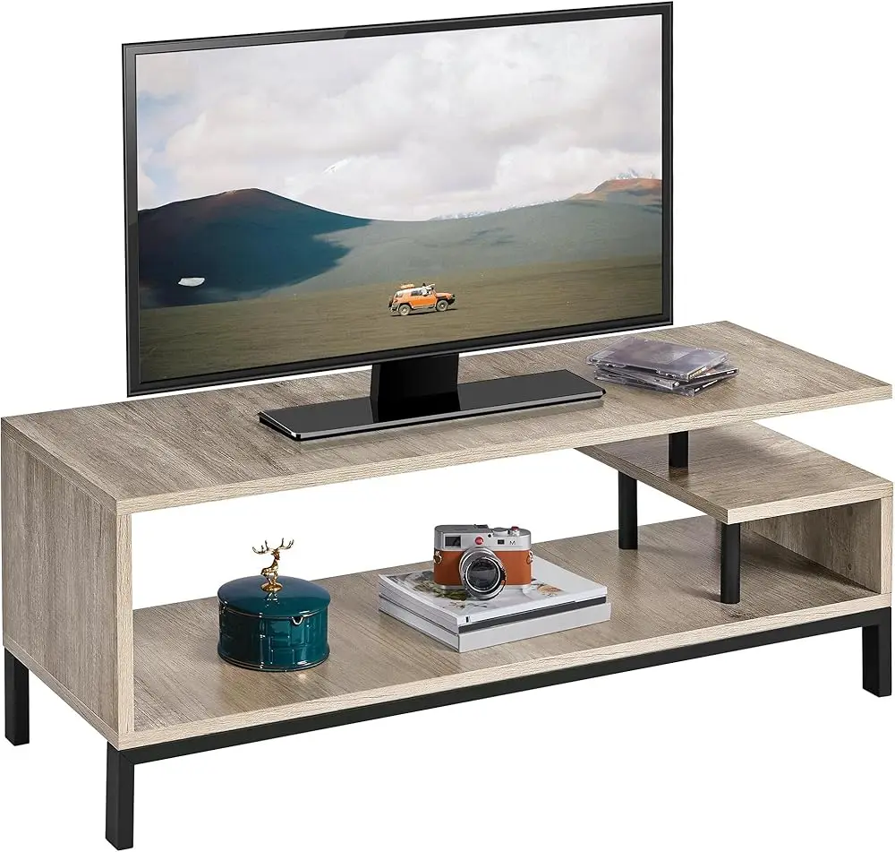 Industrial TV Stand for TVs up to 50 inch, Media Console with Shelves Room, Home Entertainment Center for Small Space, 42 x 1
Industrial TV Stand for TVs up to 50 inch, Media Console with Shelves Room, Home Entertainment Center for Small Space, 42 x 1