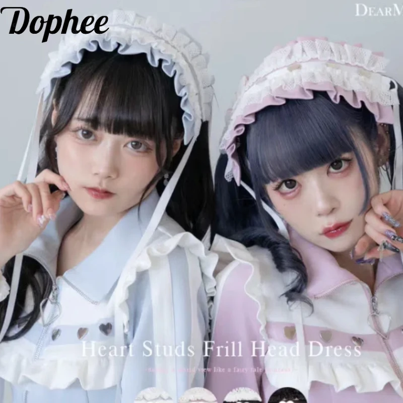 Dophee Original Japanese Elegant Hair Band Lace Splicing Lolita Headband Spice Girls Gothic Lace Headwear Women Head-dress
Dophee Original Japanese Elegant Hair Band Lace Splicing Lolita Headband Spice Girls Gothic Lace Headwear Women Head-dress