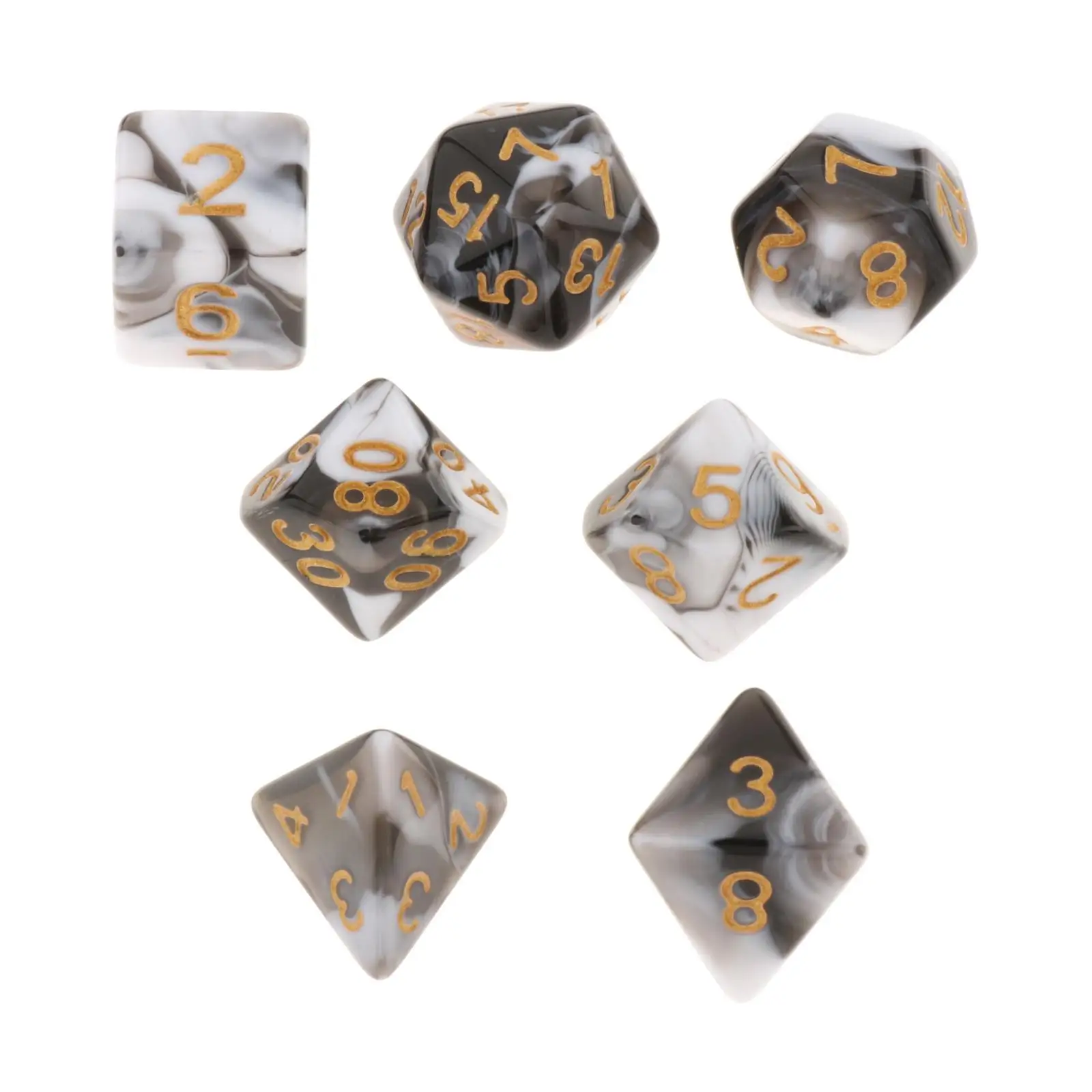 Durable Acrylic Polyhedral Dice Set Random Color Board Game Dice Accessories for Poker Party Home
Durable Acrylic Polyhedral Dice Set Random Color Board Game Dice Accessories for Poker Party Home