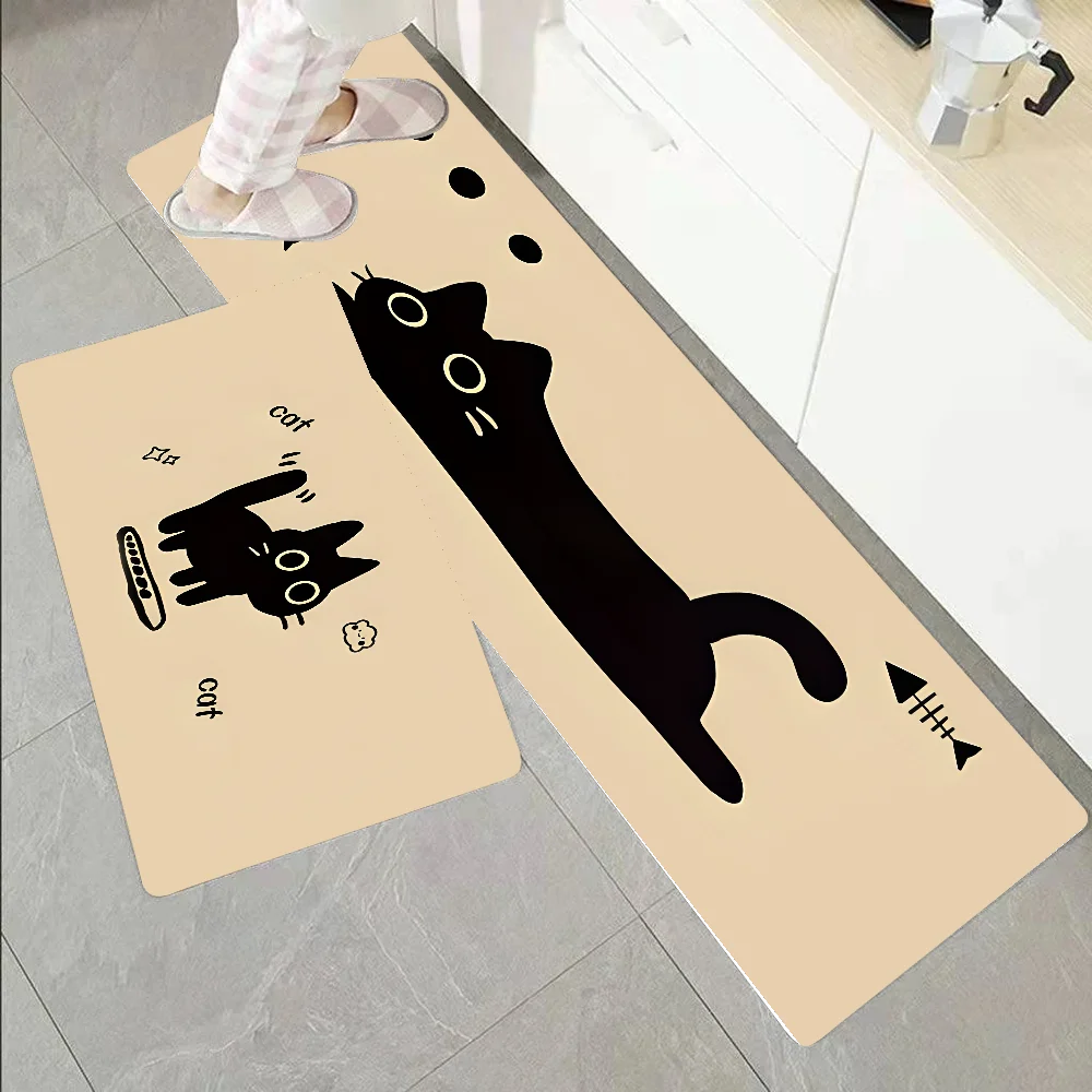 Black Cat Floor Mat Graphic Printed Flannel Doormats For Bathroom Kitchen Entrance Carpet Home Decor
Black Cat Floor Mat Graphic Printed Flannel Doormats For Bathroom Kitchen Entrance Carpet Home Decor