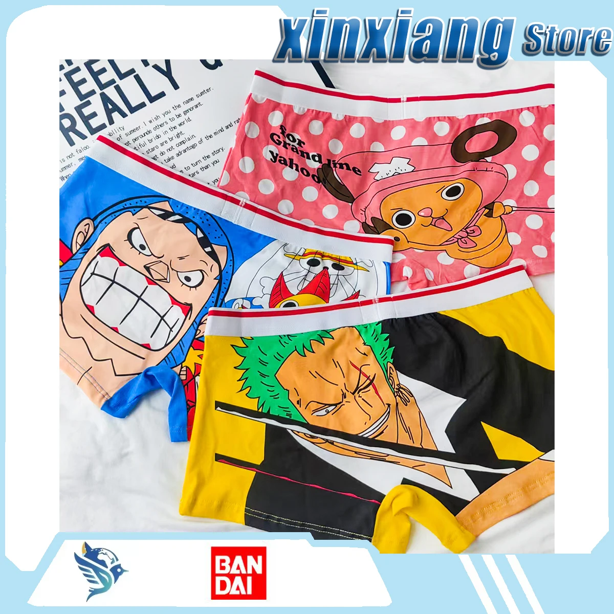 Bandai One Piece Men's four-pocket pants surprises comics souvenirs trendy toys animations decorations gifts Cartoon gifts
Bandai One Piece Men's four-pocket pants surprises comics souvenirs trendy toys animations decorations gifts Cartoon gifts