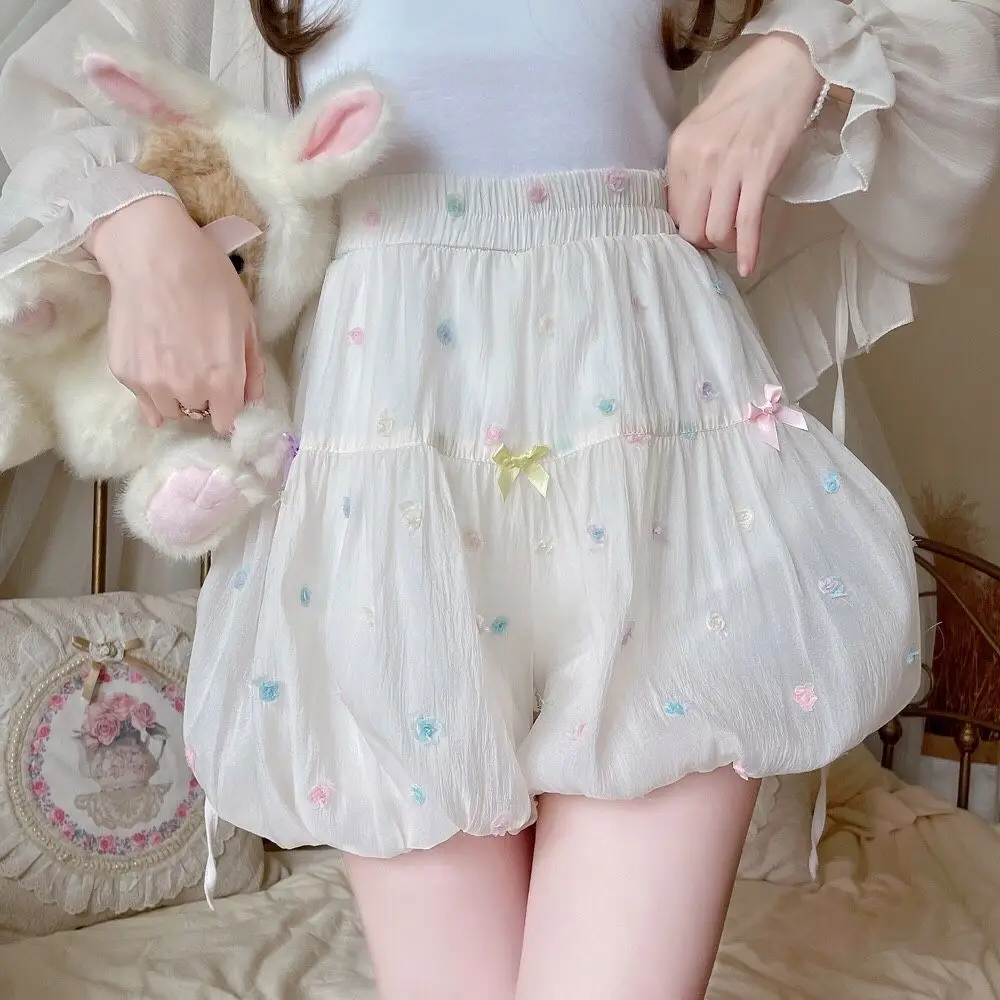 Wear Colorful 3D Candy Bean Soft Girl Flower Bud Pants Ins Sweet Girl Slimming Bow Fairy like Shorts
Wear Colorful 3D Candy Bean Soft Girl Flower Bud Pants Ins Sweet Girl Slimming Bow Fairy like Shorts