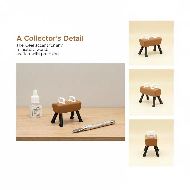 Realistic Mini Pommel Horse Ornament Durable Dollhouse Decoration for Sand Table Scene Layout Photography Props
Realistic Mini Pommel Horse Ornament Durable Dollhouse Decoration for Sand Table Scene Layout Photography Props